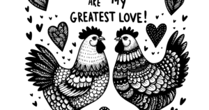 Valentines day cards: Chickens are my greatest love