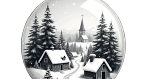 Village in winter by nyky989 | Download free STL model