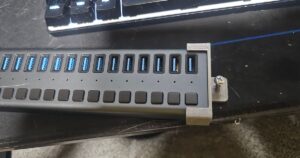 Wall Mounting brackets for the ACASIS 16 Port USB 3.0 Hub