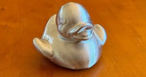 Water-soluble mold for cast-metal Duck by Bruce Lucas | Download free STL model