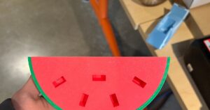Watermelon USB Stick Holder by felixwang | Download free STL model