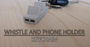 Whistle and Phone Holder - Keychain by XLBORA | Download free STL model
