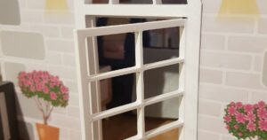 Windows and balcony door for Lidl Playtive Dollhouse XXL by ondravojta | Download free STL model