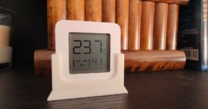 Xiaomi Mijia Thermometer Mount by Anubis_3D | Download free STL model
