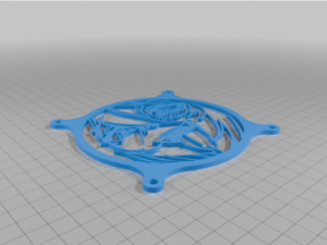anime fan cover pc fan 120mm by finngg