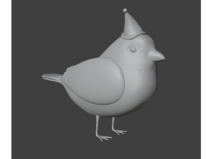 bird with hat! by sanina