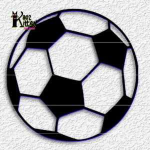 soccer ball wall art sports decor - 3D model by KaozKitten on Thangs